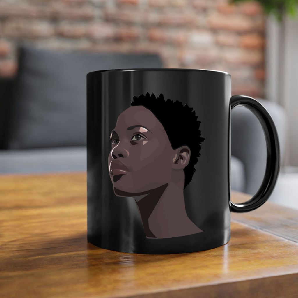 african woman portrait 88#- Black women - Girls-Mug / Coffee Cup