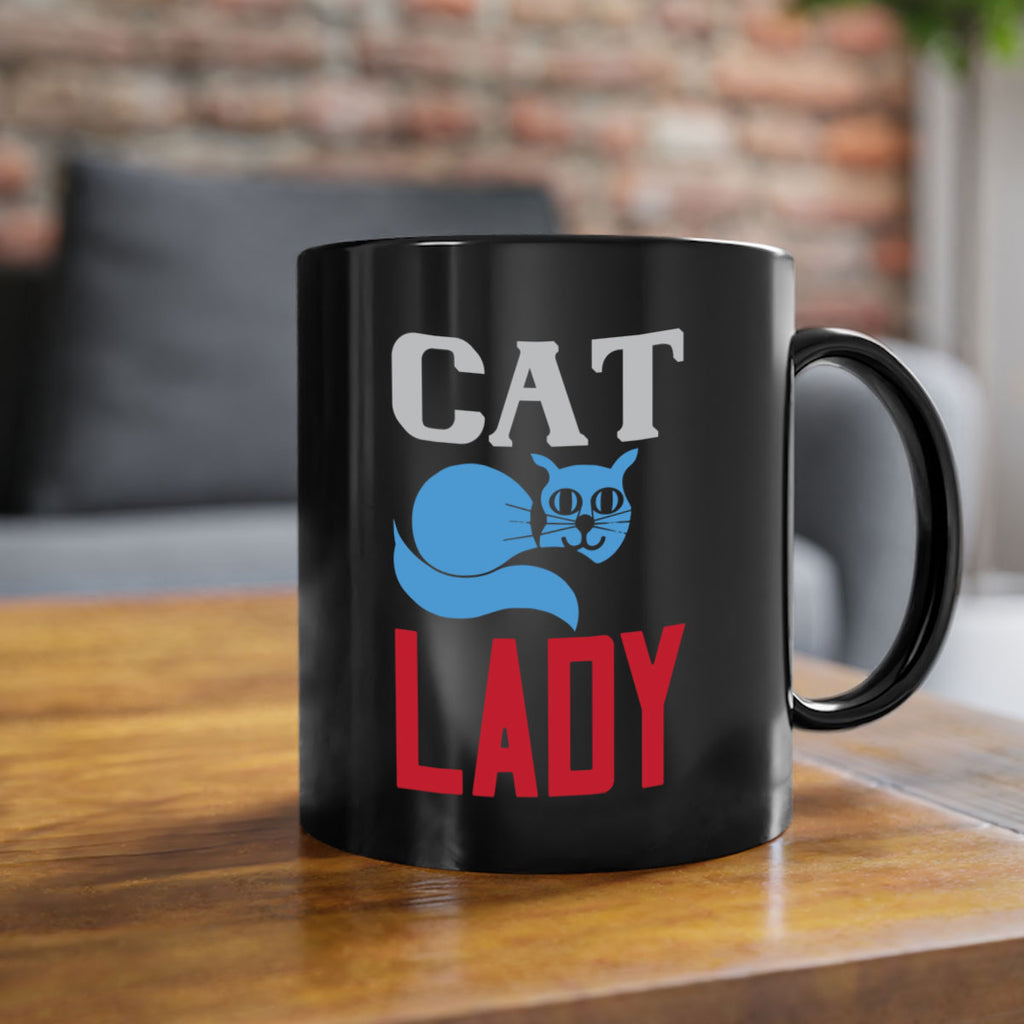 cat lady Style 31#- cat-Mug / Coffee Cup