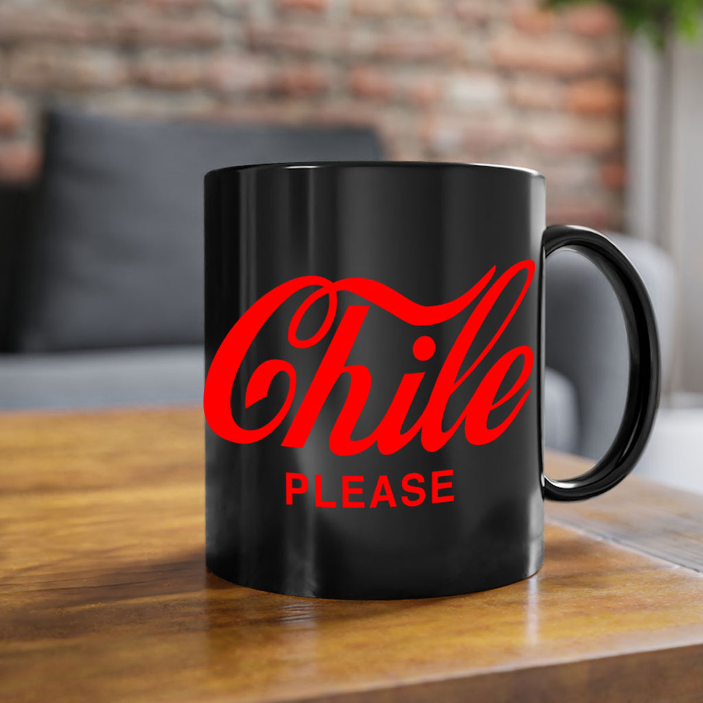 chile please 187#- black words - phrases-Mug / Coffee Cup