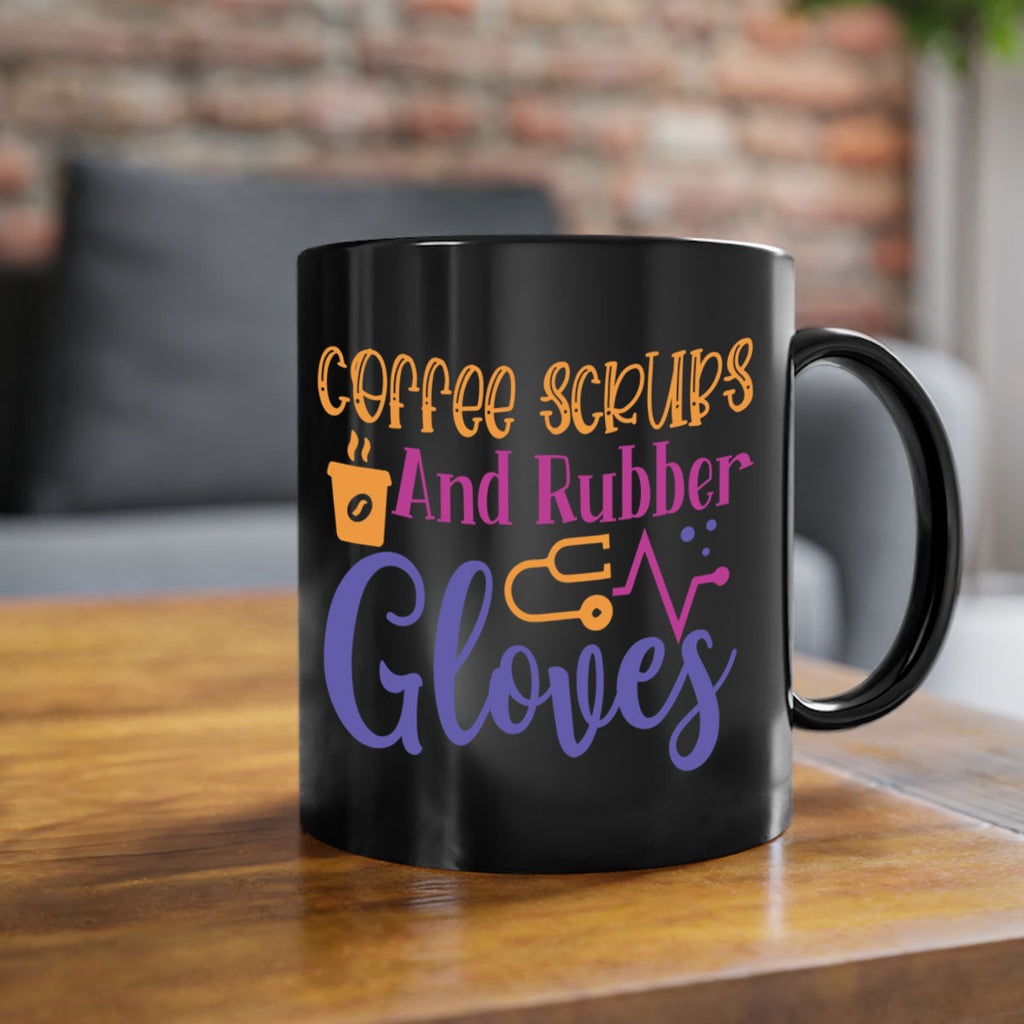 coffee scrubs and rubber gloves Style Style 211#- nurse-Mug / Coffee Cup