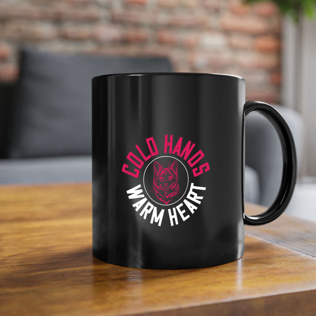 cold hands warm heart Style 42#- cat-Mug / Coffee Cup