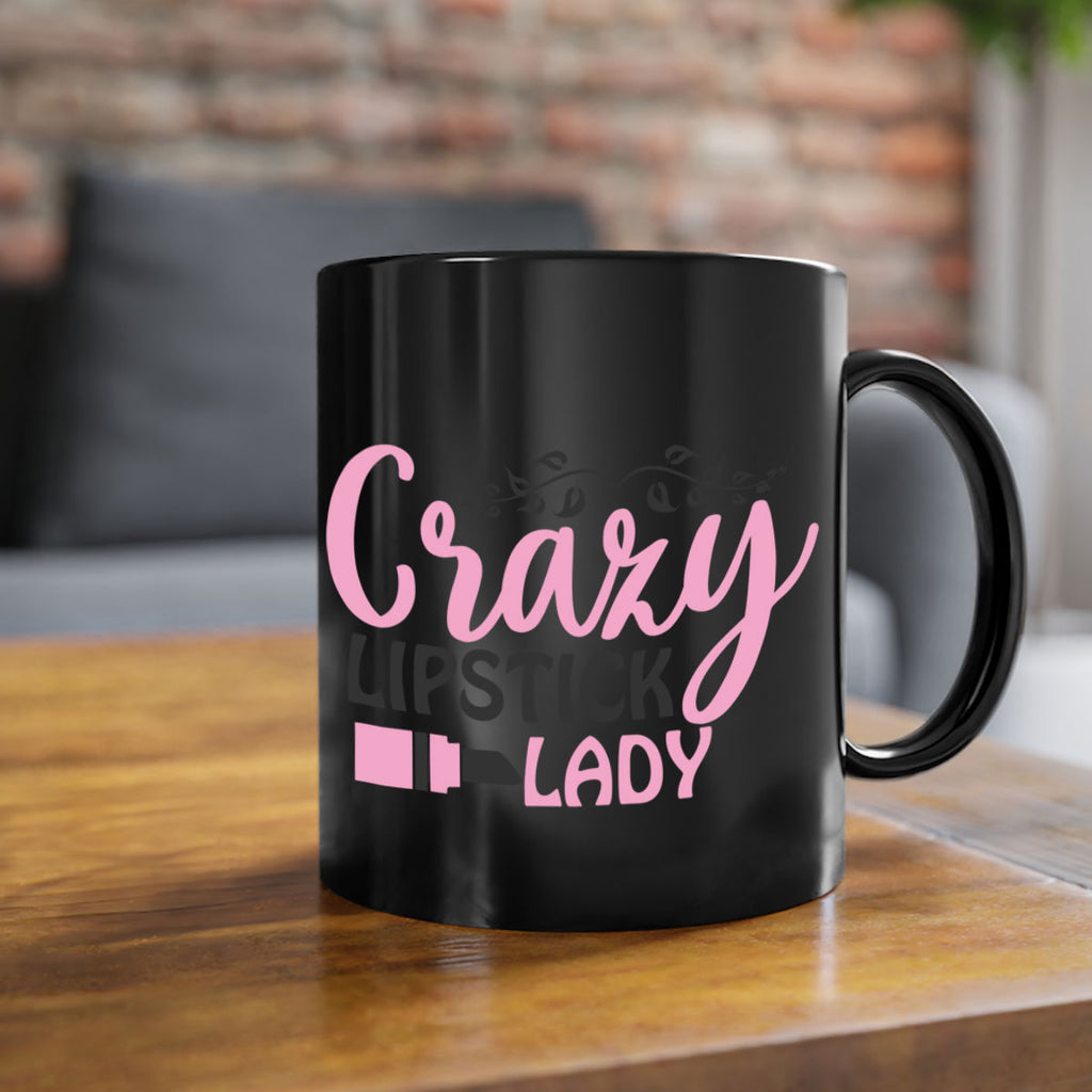 crazy lipstick lady Style 159#- makeup-Mug / Coffee Cup