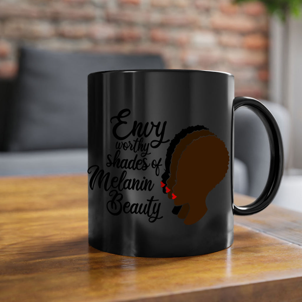 envy worth shades of melanin Style 39#- Black women - Girls-Mug / Coffee Cup