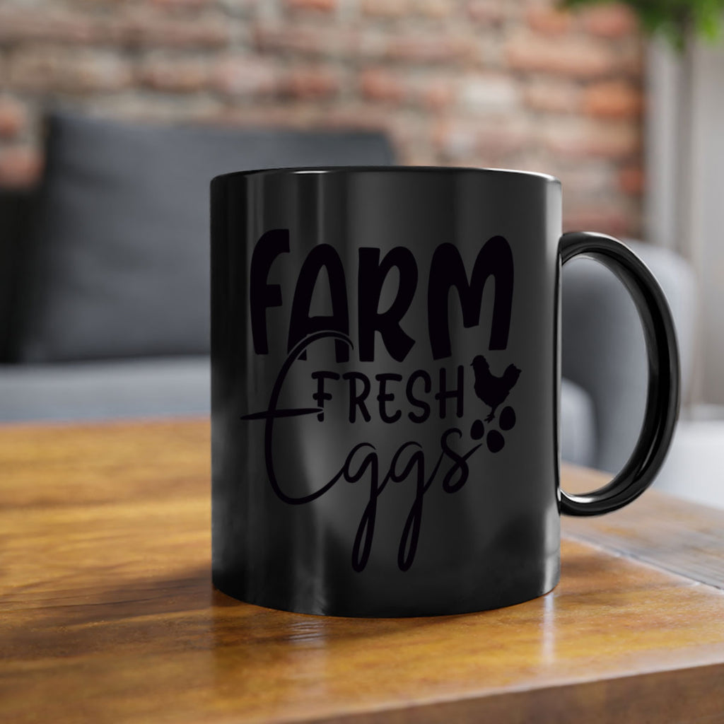 farm fresh eggs 103#- kitchen-Mug / Coffee Cup