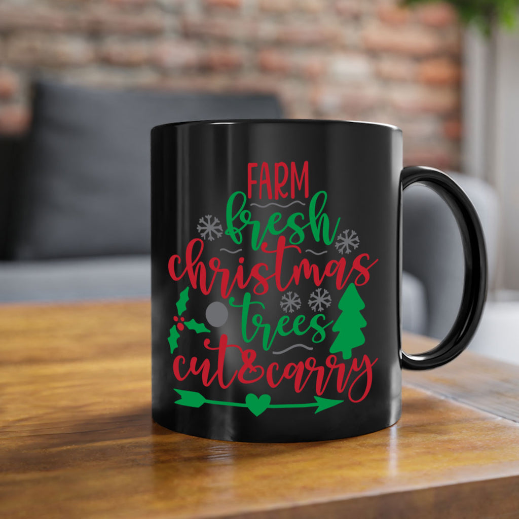 farm fress christmas trees style 208#- christmas-Mug / Coffee Cup