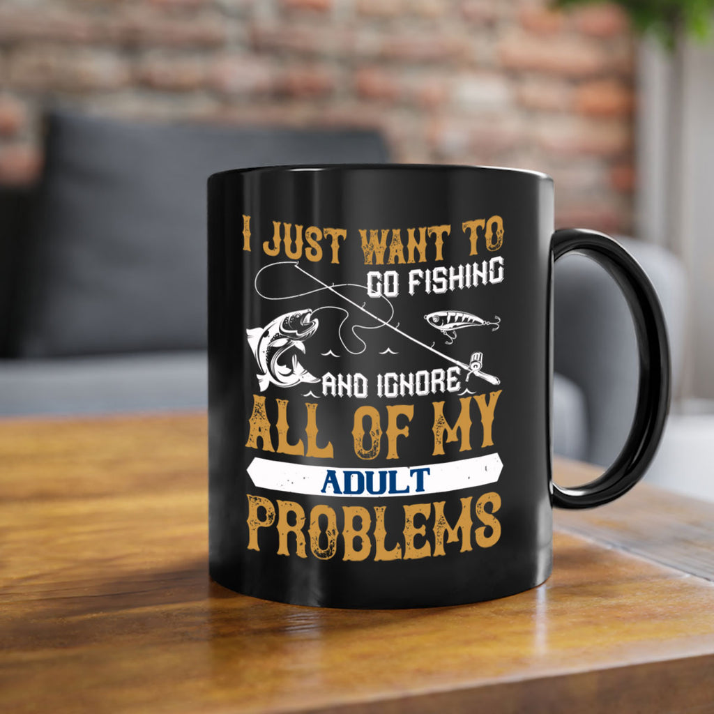 i just want to go fishing 104#- fishing-Mug / Coffee Cup