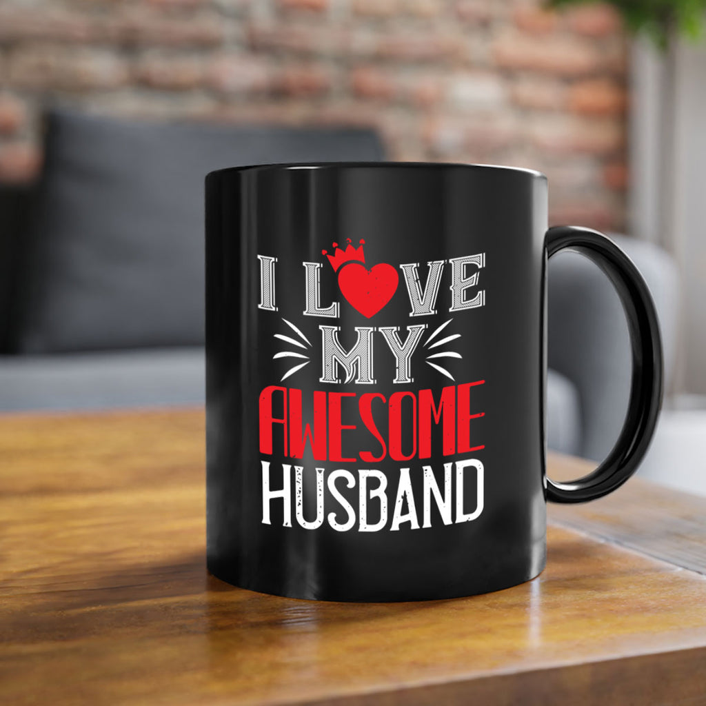 i love my awesome husband 56#- valentines day-Mug / Coffee Cup