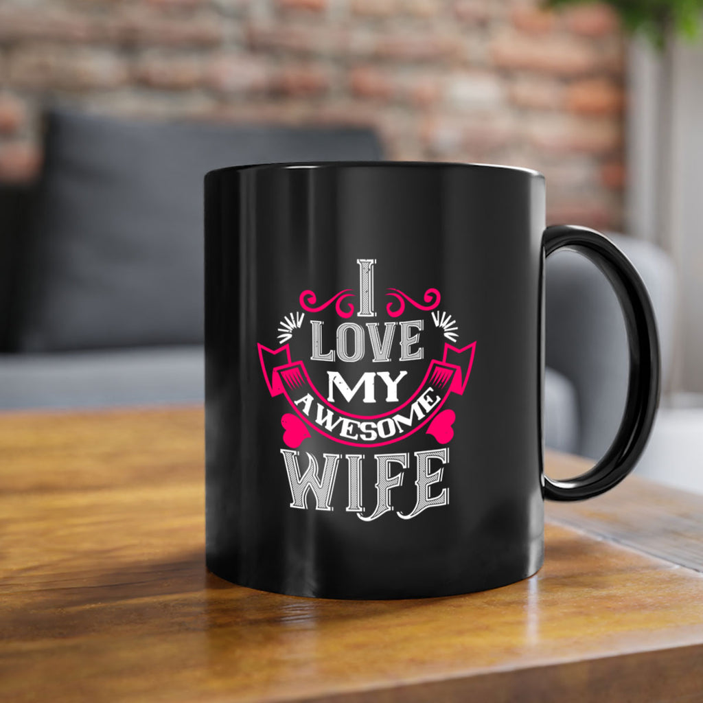 i love my awesome wife 55#- valentines day-Mug / Coffee Cup