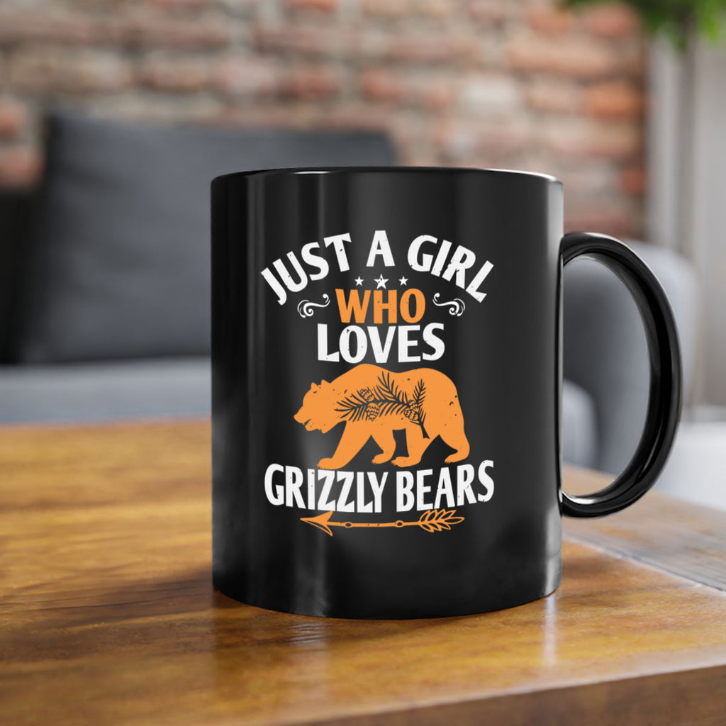 just a girl who loves Grizzly Bears 20#- bear-Mug / Coffee Cup