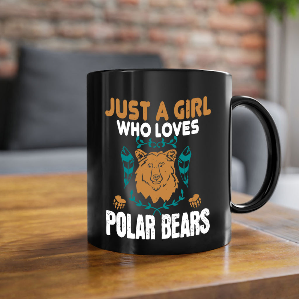 just a girl who loves polar bear 22#- bear-Mug / Coffee Cup