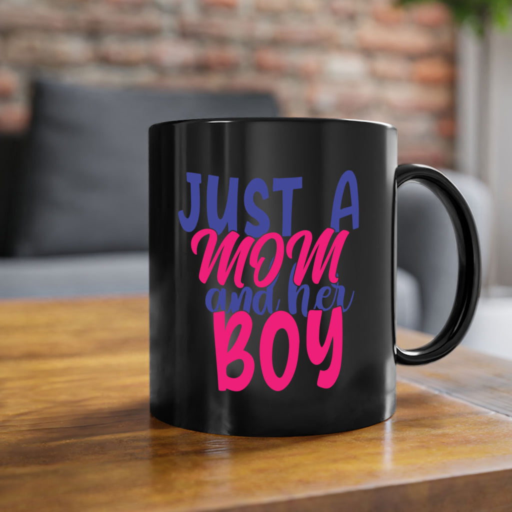 just a mom and her boy 392#- mom-Mug / Coffee Cup