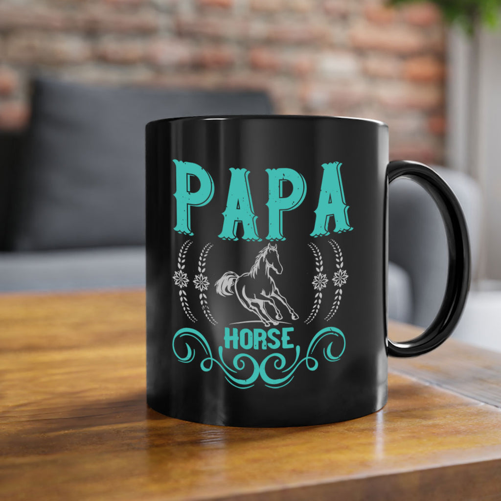 papa horse Style 26#- horse-Mug / Coffee Cup
