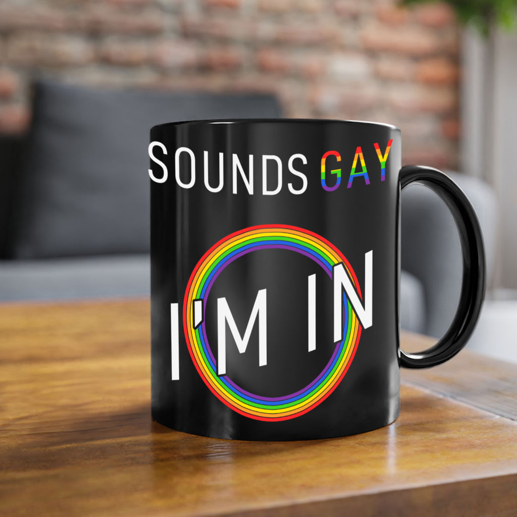 pride sounds gay im in 42#- lgbt-Mug / Coffee Cup