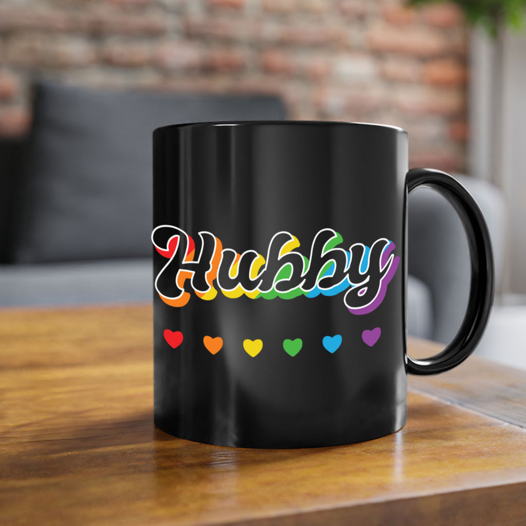 rainbow hubby lgbtq pride lgbt 29#- lgbt-Mug / Coffee Cup