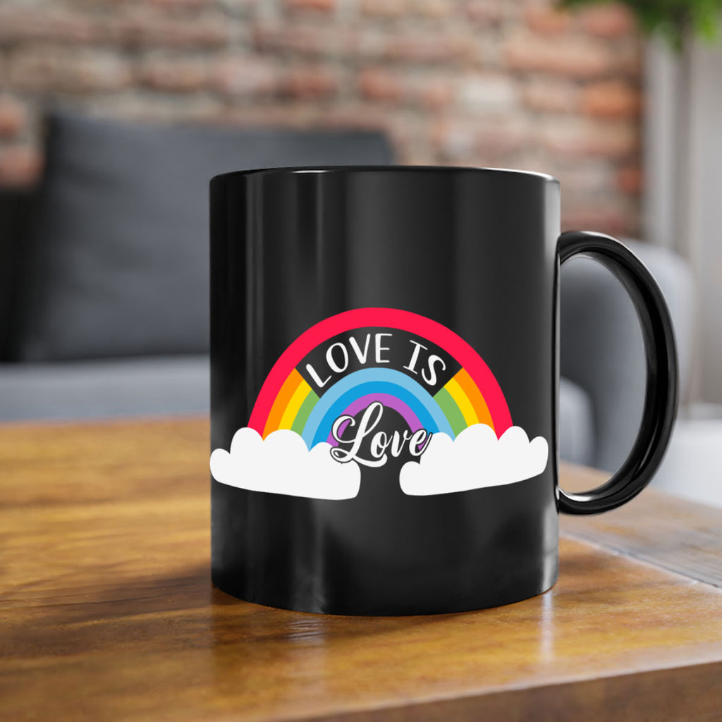 rainbow lgbt love is love 28#- lgbt-Mug / Coffee Cup
