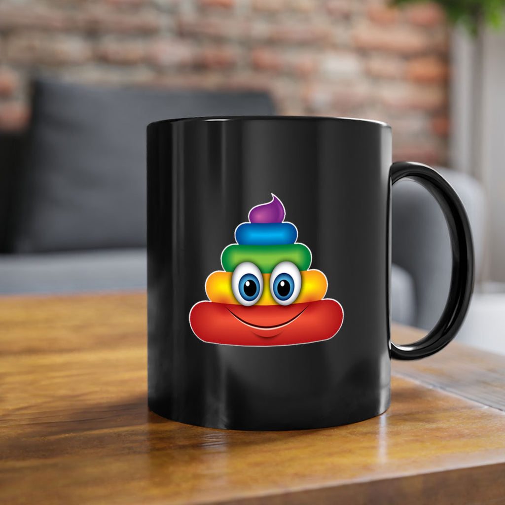rainbow poop emoji 4#- lgbt-Mug / Coffee Cup