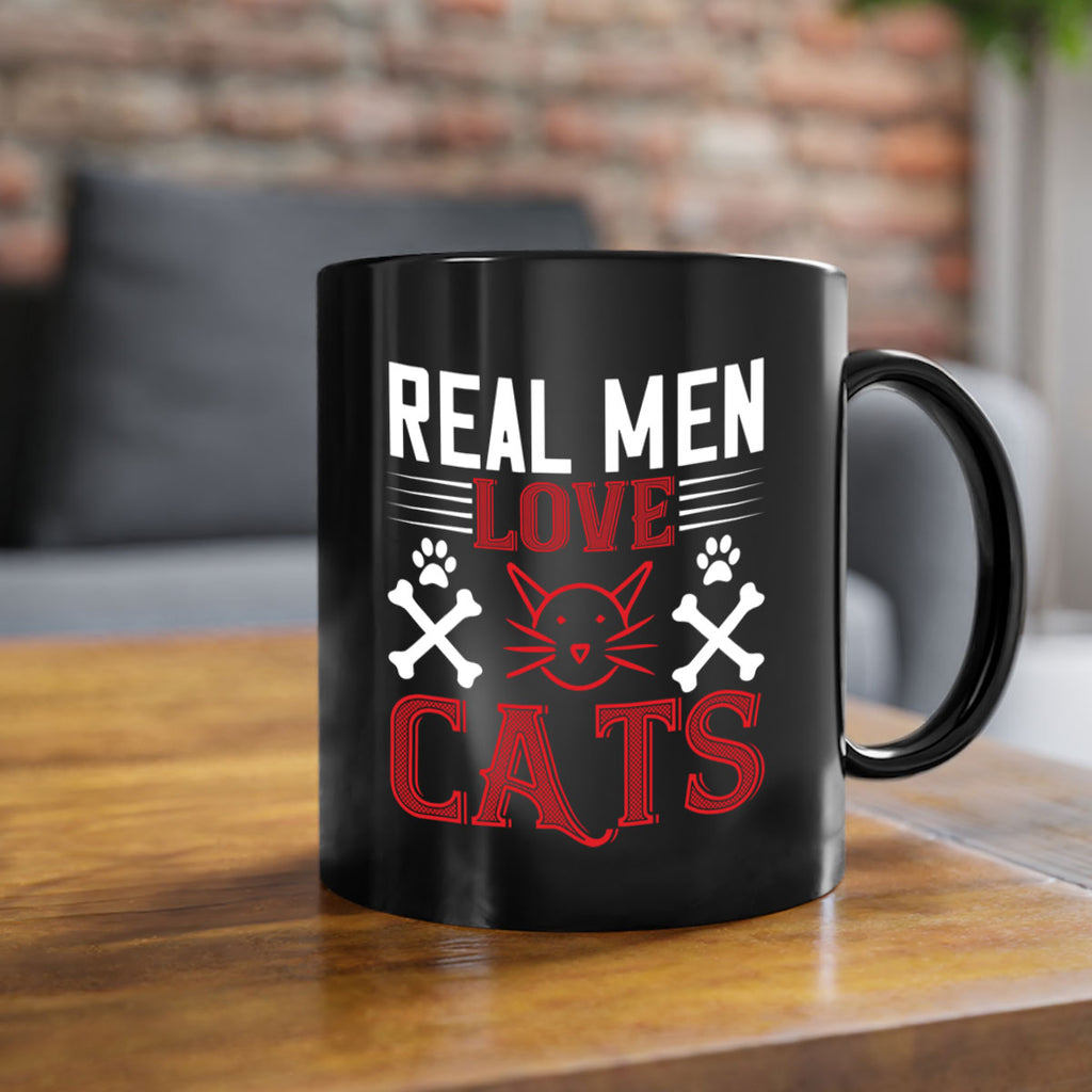 real man love cats Style 113#- cat-Mug / Coffee Cup