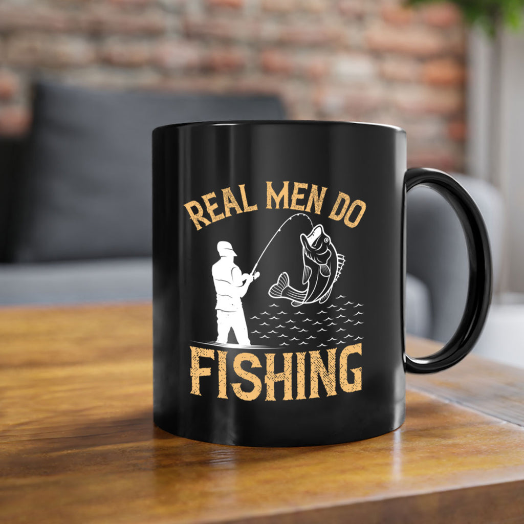 real men do fishing 240#- fishing-Mug / Coffee Cup