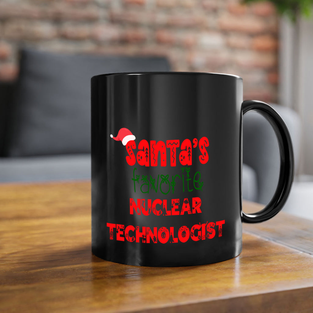santas favorite nuclear technologist style 977#- christmas-Mug / Coffee Cup
