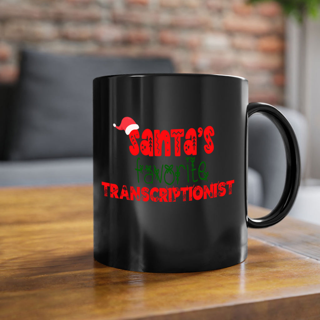 santas favorite transcriptionist style 1127#- christmas-Mug / Coffee Cup