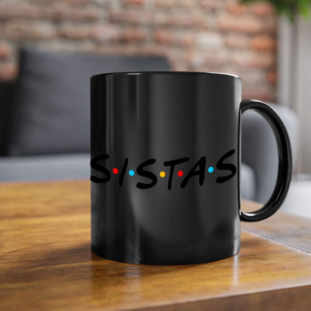 sistas 33#- black words - phrases-Mug / Coffee Cup