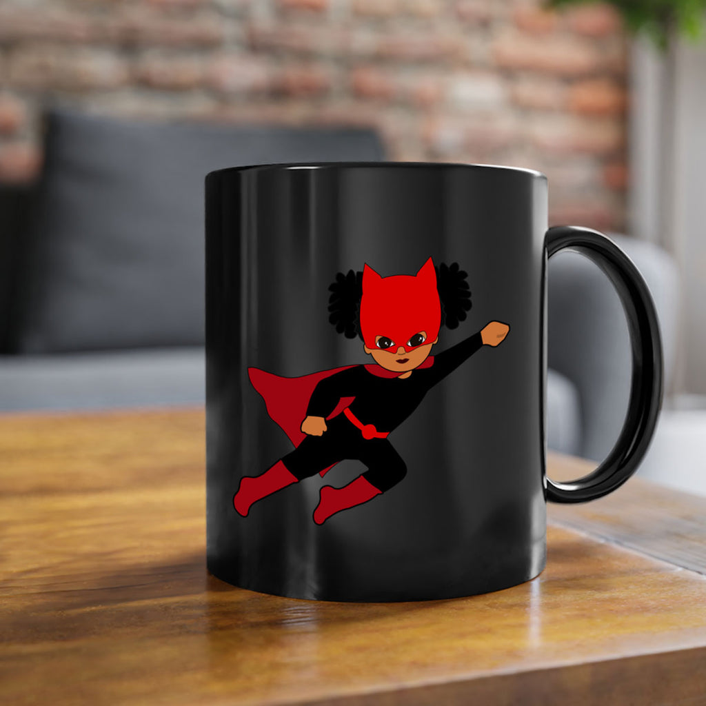 super kids girl 7#- Black women - Girls-Mug / Coffee Cup