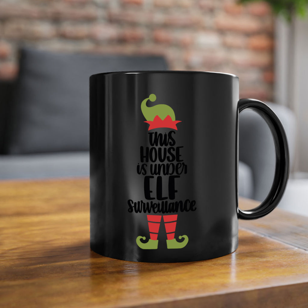 this house is under elf surveillance 38#- christmas-Mug / Coffee Cup