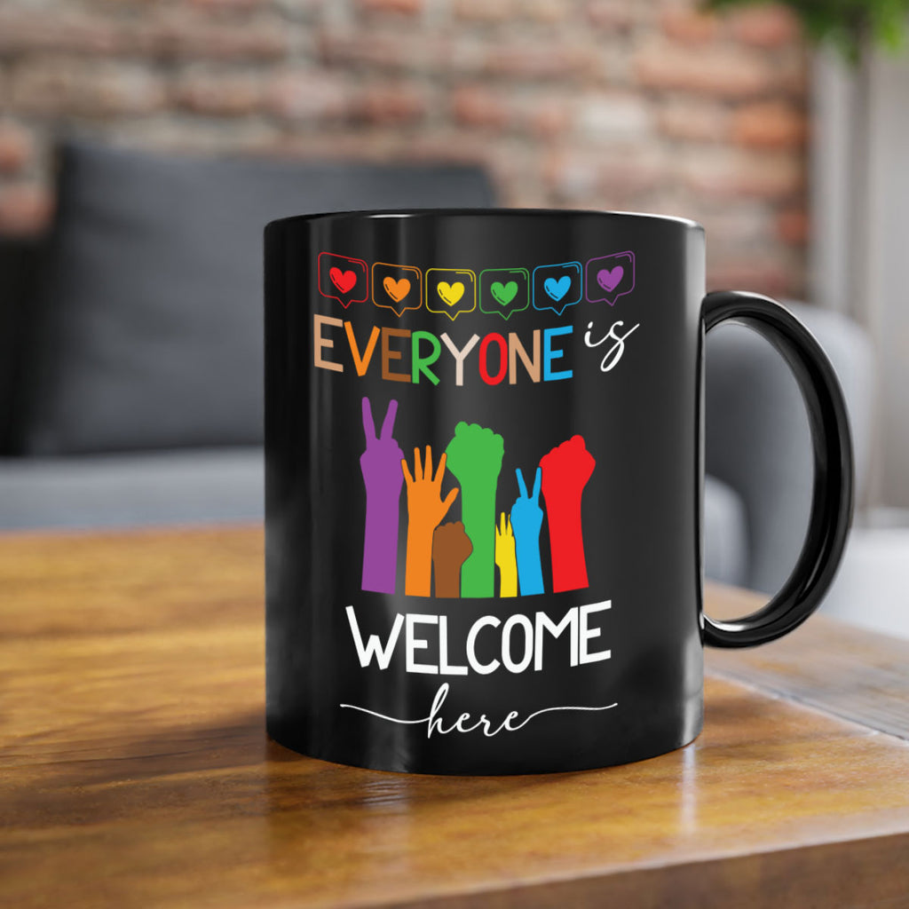 unity day everyone is welcome lgbt 7#- lgbt-Mug / Coffee Cup