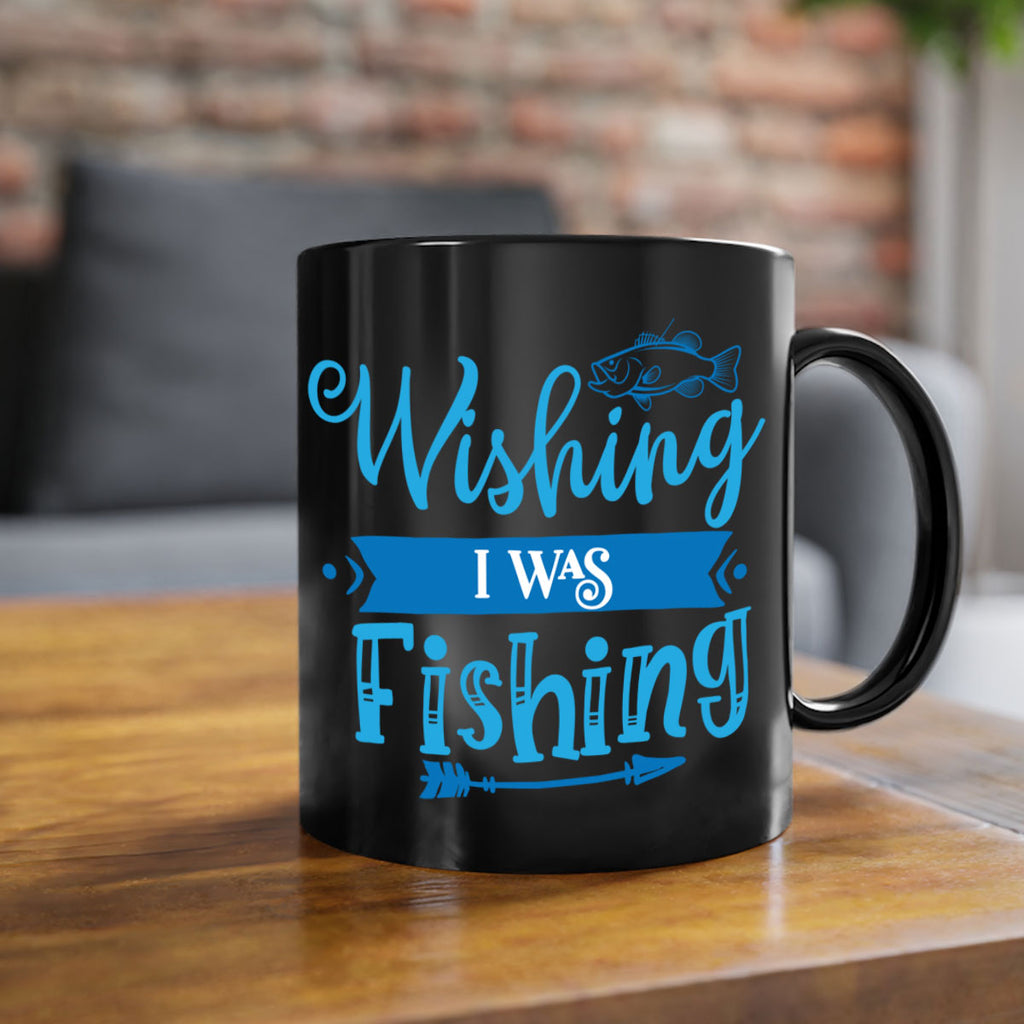 wishing i was fishing 189#- fishing-Mug / Coffee Cup