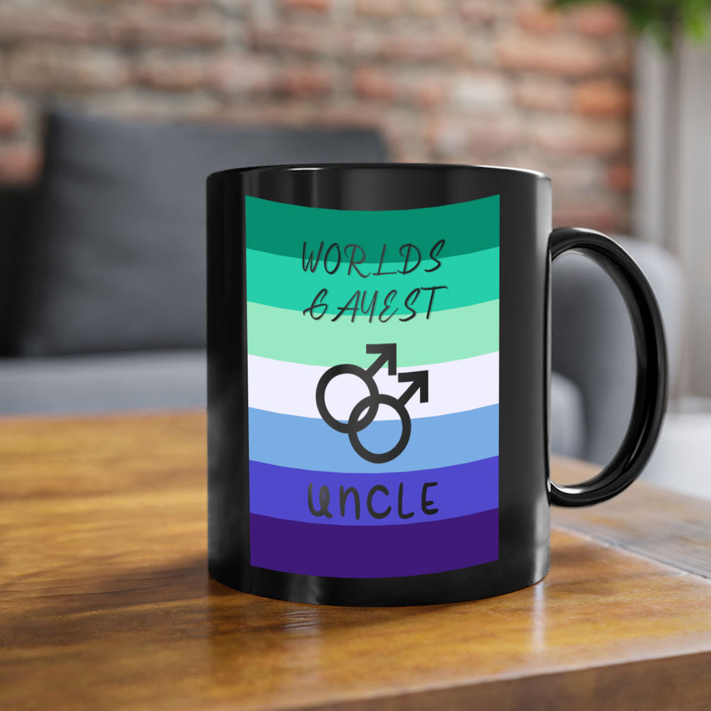 worlds gayest uncle lgbt proud 1#- lgbt-Mug / Coffee Cup