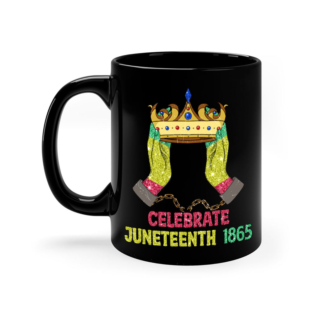 Celebrate Juneteenth 1865 Crown Designs 2#- juneteenth-Mug / Coffee Cup