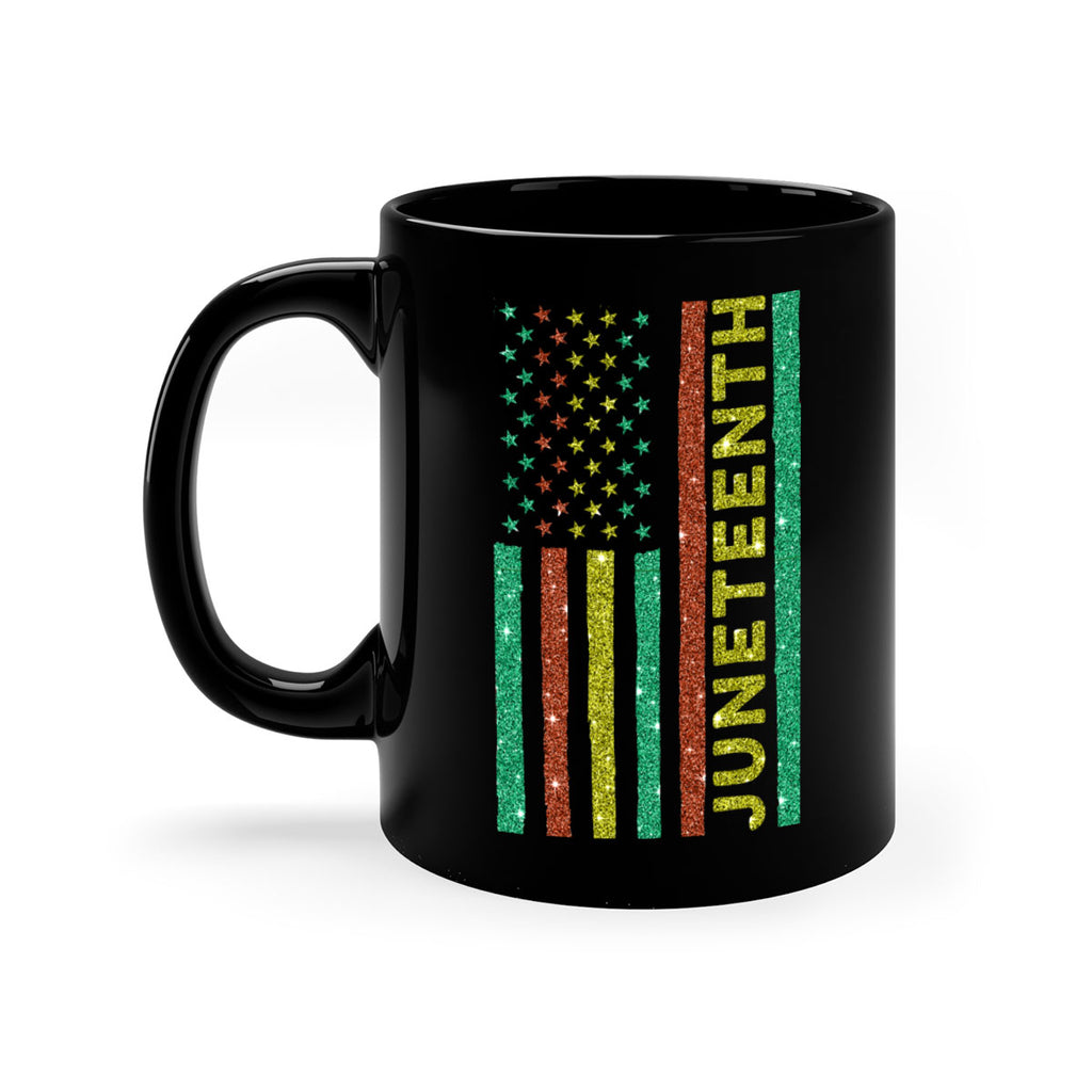 Juneteenth Freedom Day Afro Usa Flag Png 23#- juneteenth-Mug / Coffee Cup