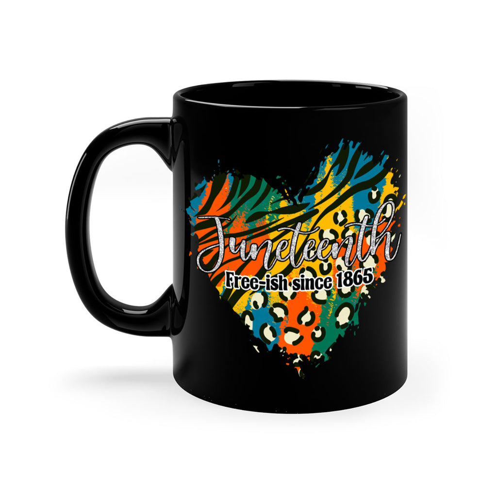 Juneteenth Freeish Since 1865 Heart Png 38#- juneteenth-Mug / Coffee Cup