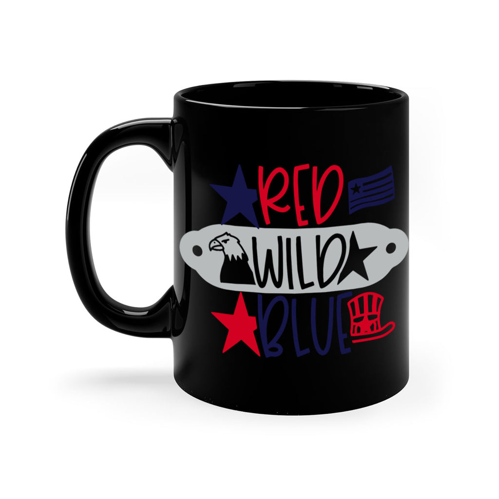 Red Wild Blue Style 171#- 4th Of July-Mug / Coffee Cup