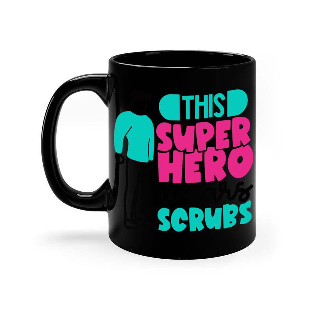 This Superhero Wears Scrubs Style Style 19#- nurse-Mug / Coffee Cup