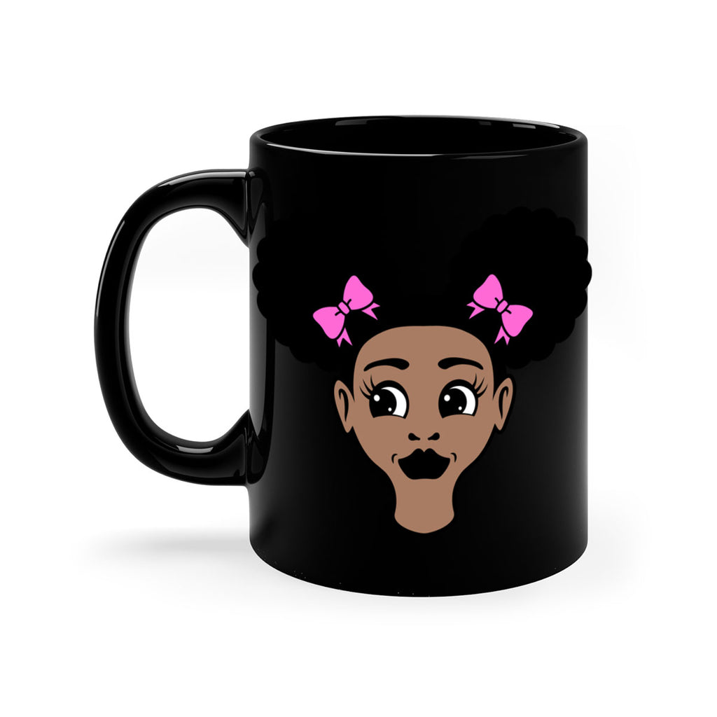 afro puffs girl 74#- Black women - Girls-Mug / Coffee Cup