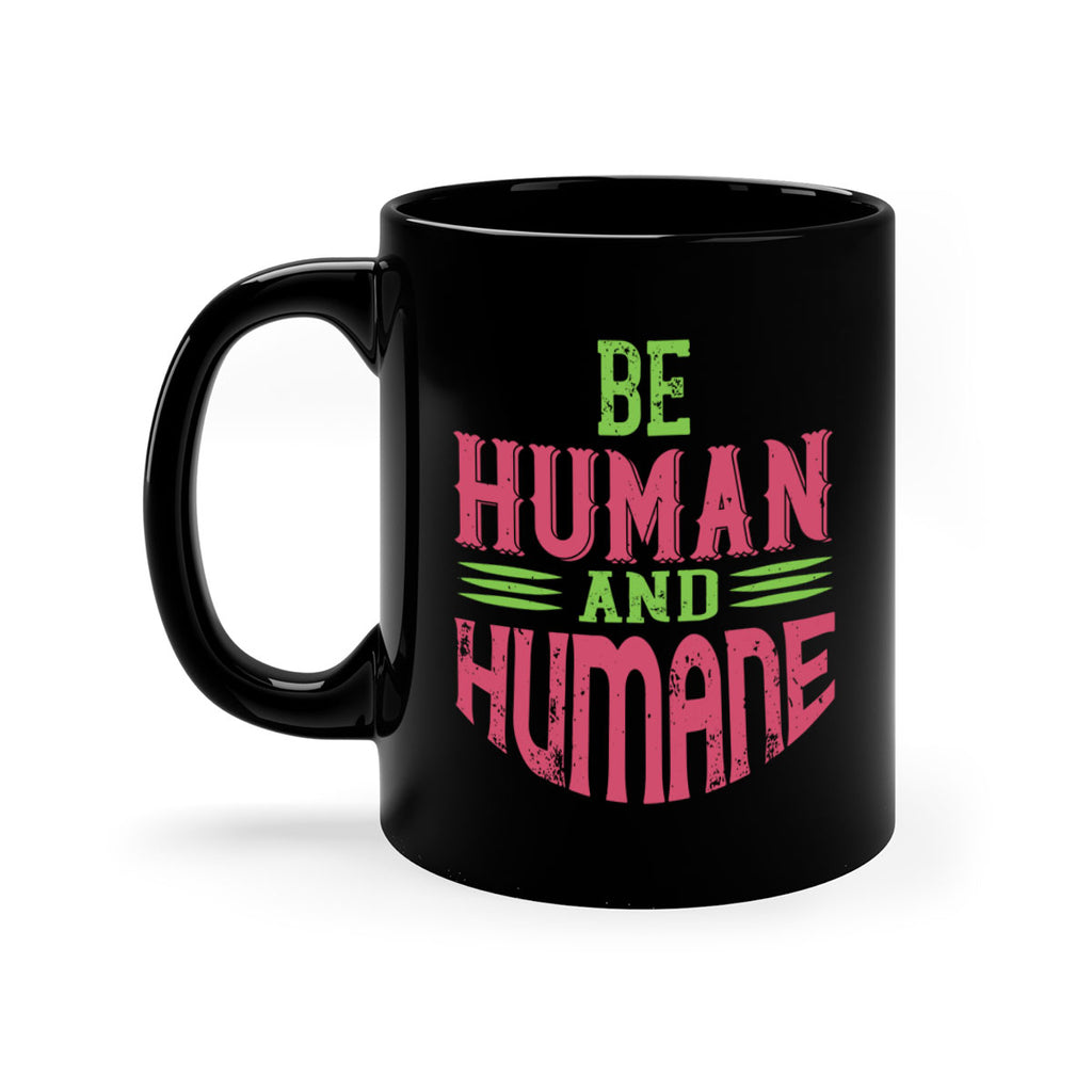 be human and humane 83#- vegan-Mug / Coffee Cup