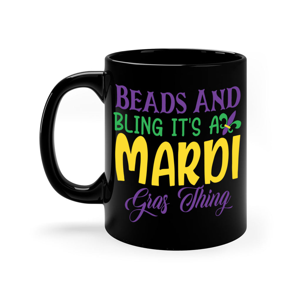 beads and bling its a mardi gras thing 86#- mardi gras-Mug / Coffee Cup
