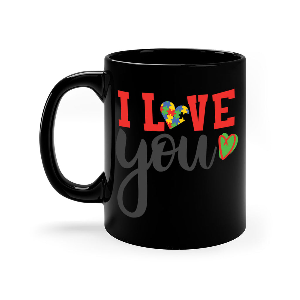 i love you Style 23#- autism-Mug / Coffee Cup