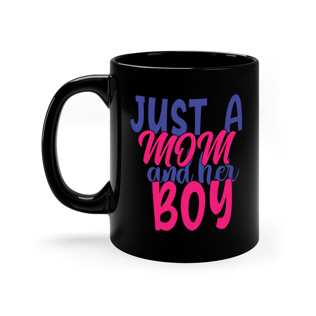 just a mom and her boy 392#- mom-Mug / Coffee Cup
