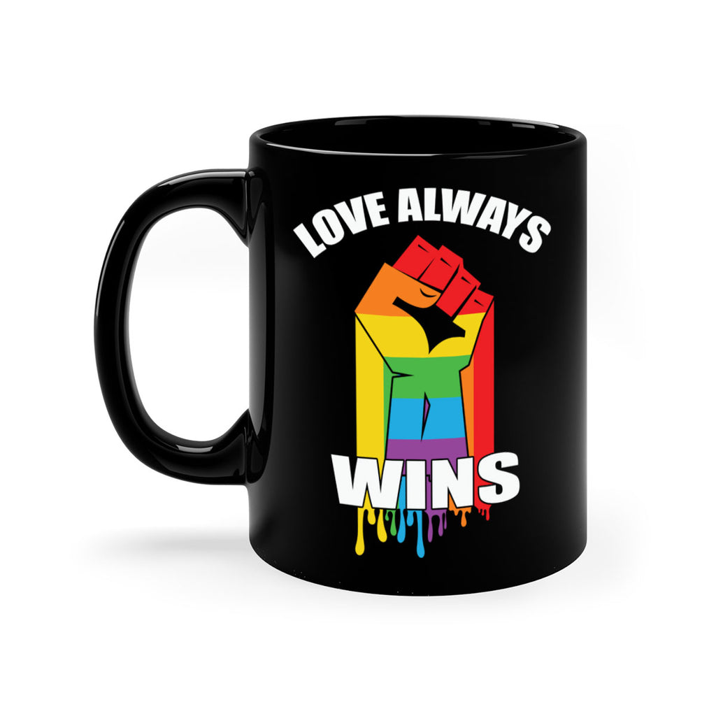 love always wins lgbt fist lgbt 87#- lgbt-Mug / Coffee Cup