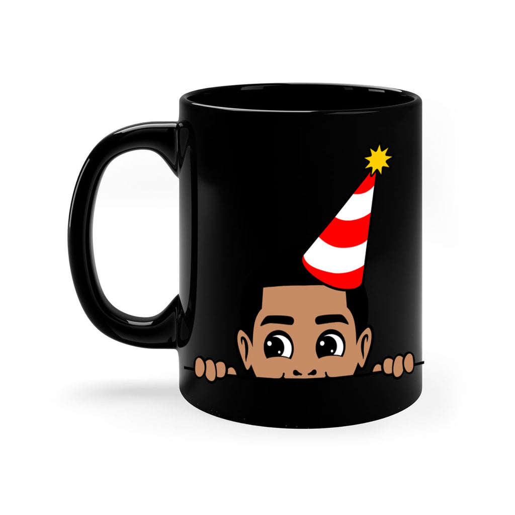 peekaboo afro birthday boy 21#- Black men - Boys-Mug / Coffee Cup