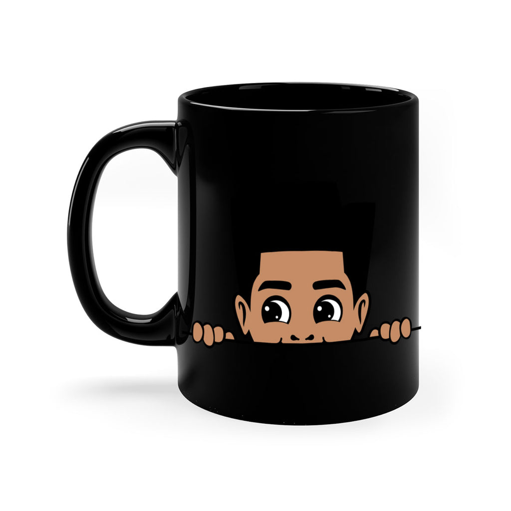 peekaboo boy 18#- Black men - Boys-Mug / Coffee Cup