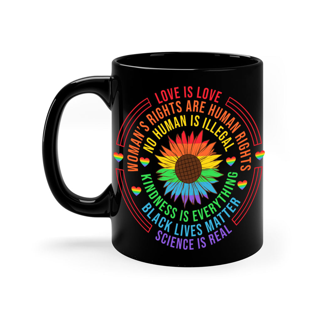 rainbow lgbt pride flower lgbt 27#- lgbt-Mug / Coffee Cup
