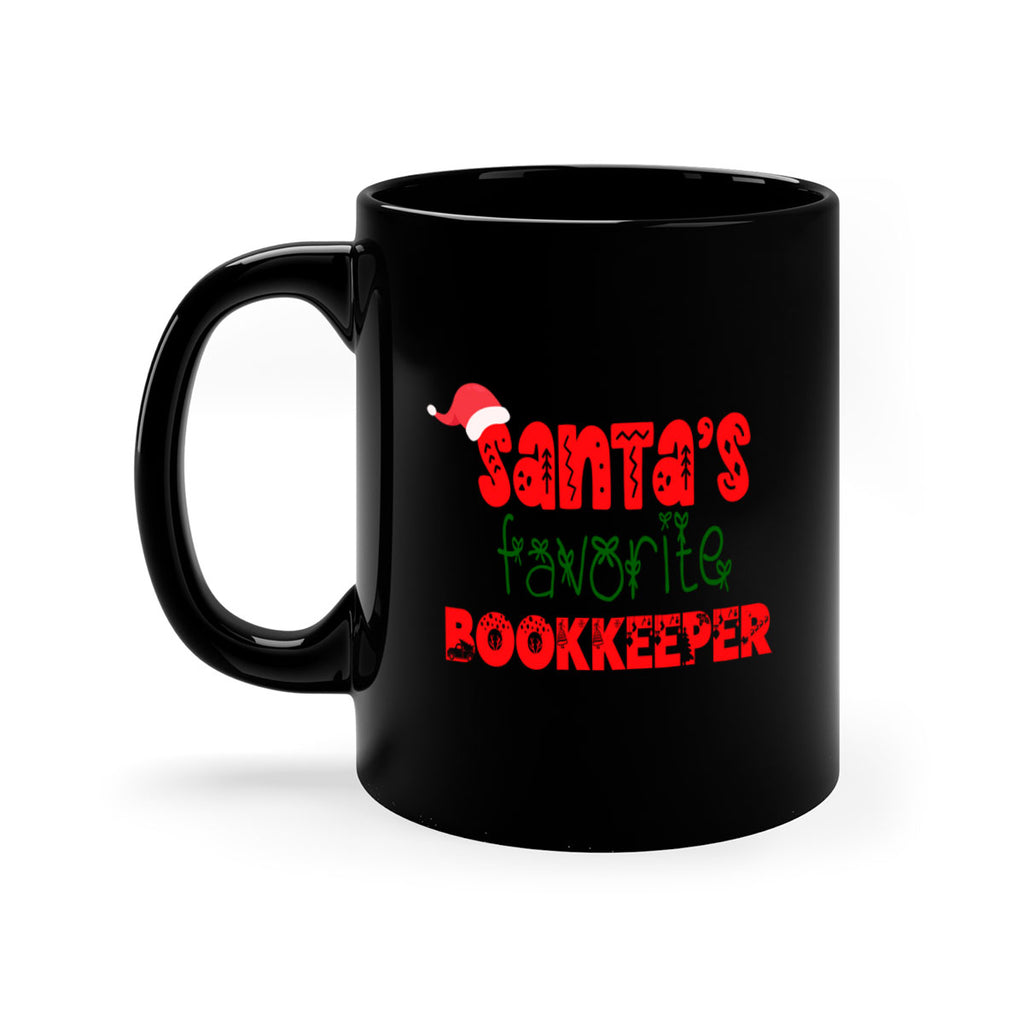 santas favorite bookkeeper style 685#- christmas-Mug / Coffee Cup