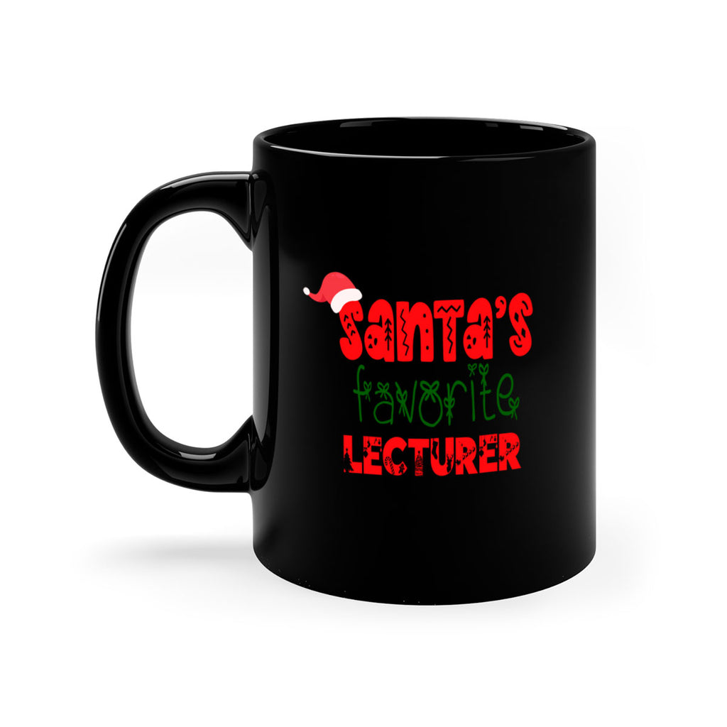 santas favorite lecturer style 914#- christmas-Mug / Coffee Cup
