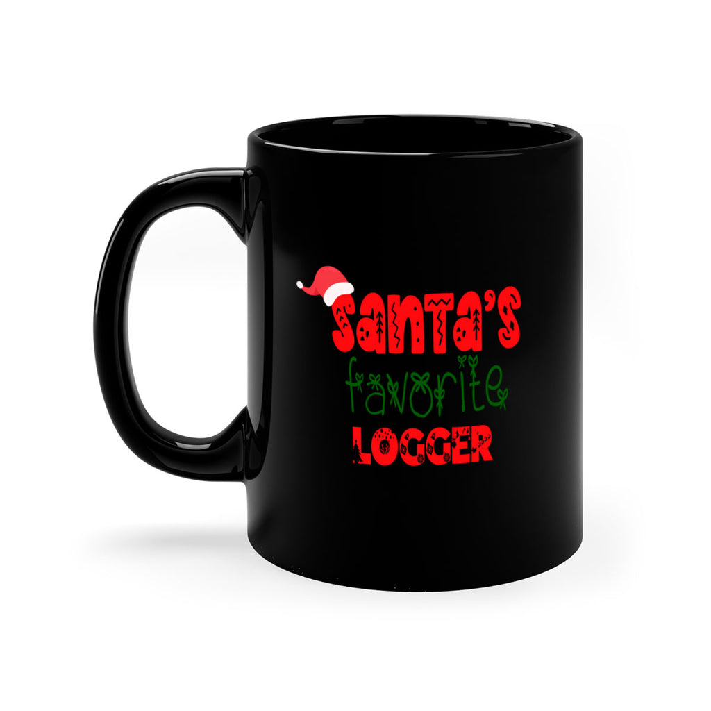santas favorite logger style 928#- christmas-Mug / Coffee Cup