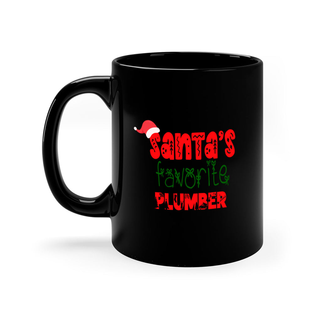 santas favorite plumber style 1024#- christmas-Mug / Coffee Cup