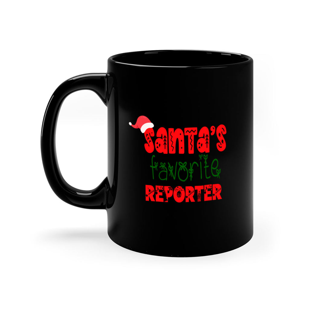 santas favorite reporter style 1062#- christmas-Mug / Coffee Cup