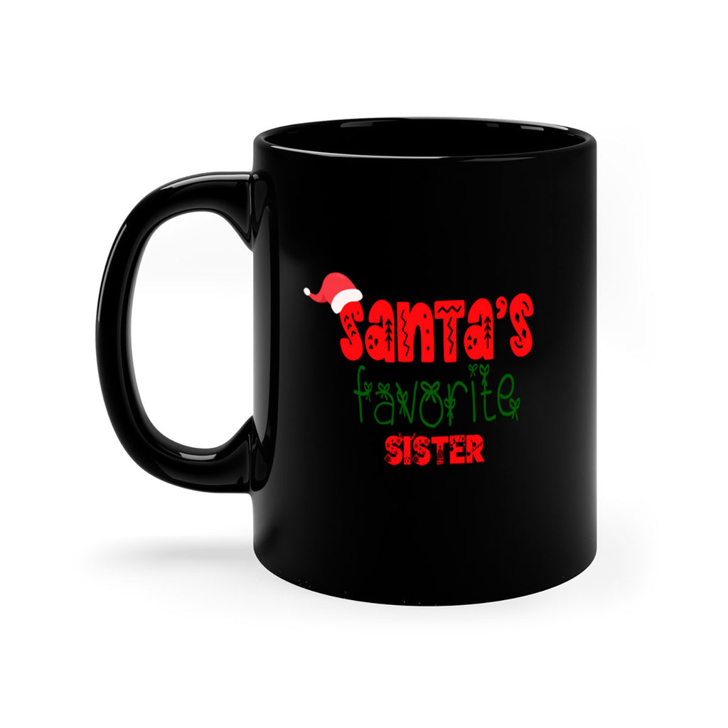 santas favorite sister style 1083#- christmas-Mug / Coffee Cup